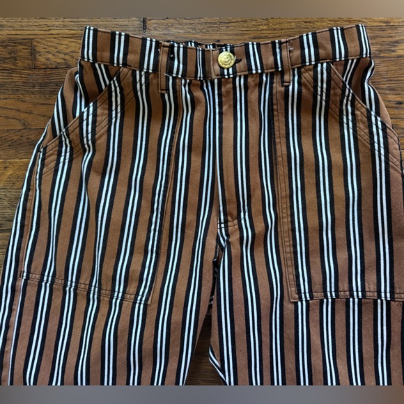 Big Bud Press Striped Work Pants - Picture 2 of 8